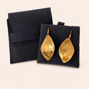 Tirra Earrings - Amazigh Brass Heritage Jewelry