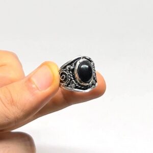 Tuareg Berber Ring: Plated Silver Tribal Jewelry