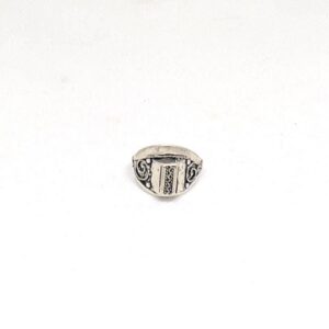 Handmade Berber Ring: Tarnished Silver Tribal Jewelry