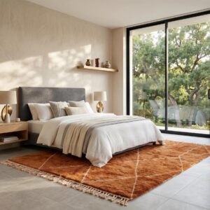 Berber Terracotta Beni Ourain Rug
