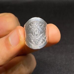 Handmade Tuareg Sterling Silver Ring: Berber Tribal Jewelry
