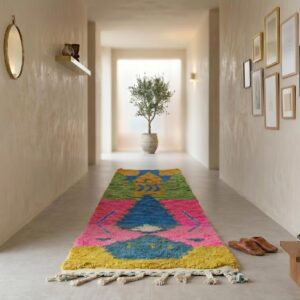 Berber Green Pink Rug