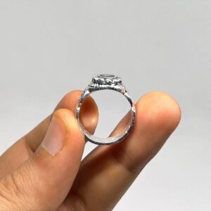 Handmade Berber Silver Ring: Tuareg Eye, Tribal Boho Jewelry