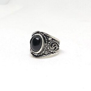 Berber Silver Ring: Ethnic Tibetan Sterling Boho Hippie Tribal Jewelry