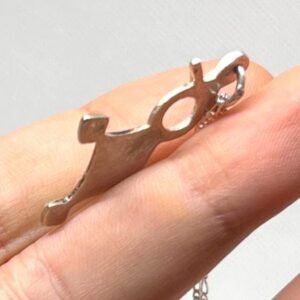 Tuareg Cross Pendant: Sterling Silver African Croix du Sud Necklace