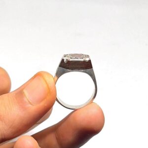 Tuareg Sterling Silver Ring: Berber Jewelry - Saharan Symbolic Design