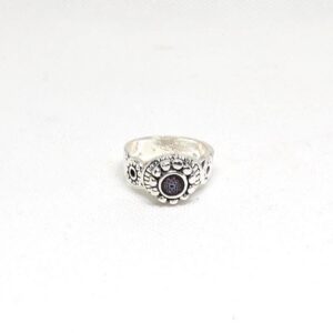 Handmade Berber Silver Ring: Tuareg Eye, Tribal Boho Jewelry