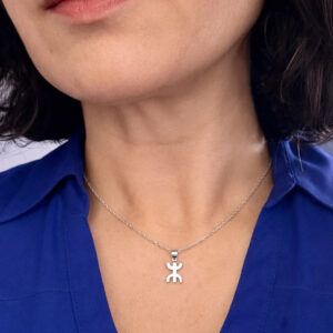 Amzay Necklace - Amazigh Silver Pendant Jewelry