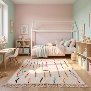 Berber Ivory Beni Ourain Rug