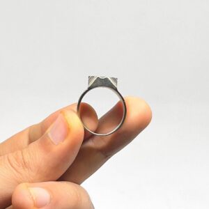 Handmade Berber Ring Size 9: Tribal Silver Boho Jewelry