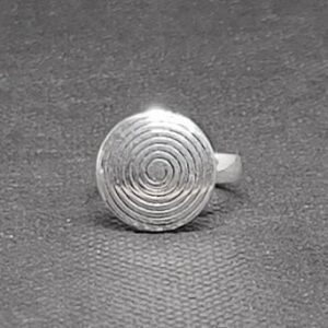 Spiral Silver Ring Handmade Sterling Tuareg Ring: Ethnic Boho Berber Tribal Jewelry