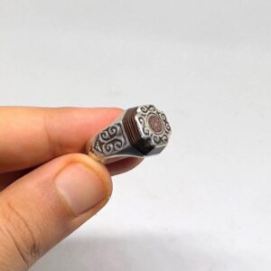 Tuareg Sterling Silver Ring: Berber Jewelry - Saharan Symbolic Design
