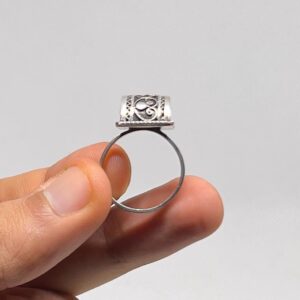 Handmade Berber Sterling Silver Ring: Kabyle Tuareg Boho Jewelry