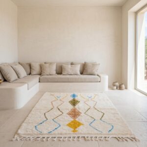 Berber Ivory Beni Ourain Rug
