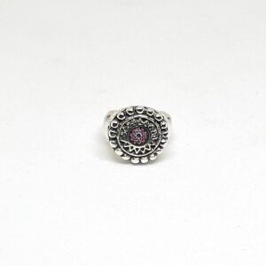 Handmade Berber Silver Plated Ring: Tribal Jewelry