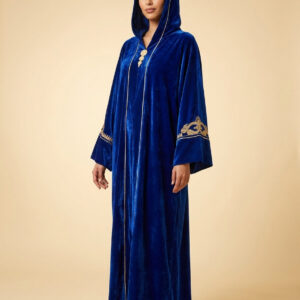 Velvet Djellaba - Blue Eye Occasion Wear