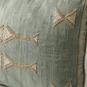 Amazigh Cactus Silk Cover 12x20 Handmade Lumbar Pillow