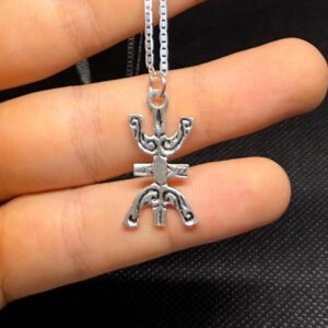 Amazigh Berber Sterling Silver Necklace: Tribal Jewelry