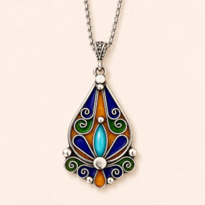Tawes Necklace - Amazigh Silver Pendant Jewelry