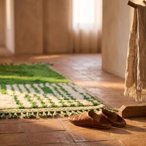 Berber Green Runner Rug