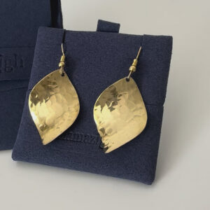 Nourhan Earrings - Amazigh Brass Heritage Jewelry