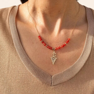 Maisa Necklace - Amazigh Linen Pendant Jewelry