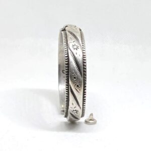 Antique Heavy Berber Silver Cuff Bangle