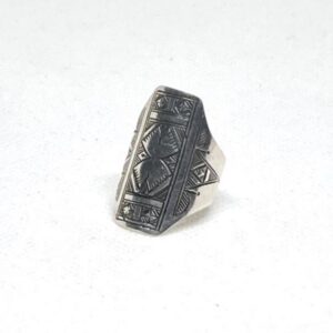 Handmade Sterling Silver Tuareg Ring: Size 7, Berber Jewelry