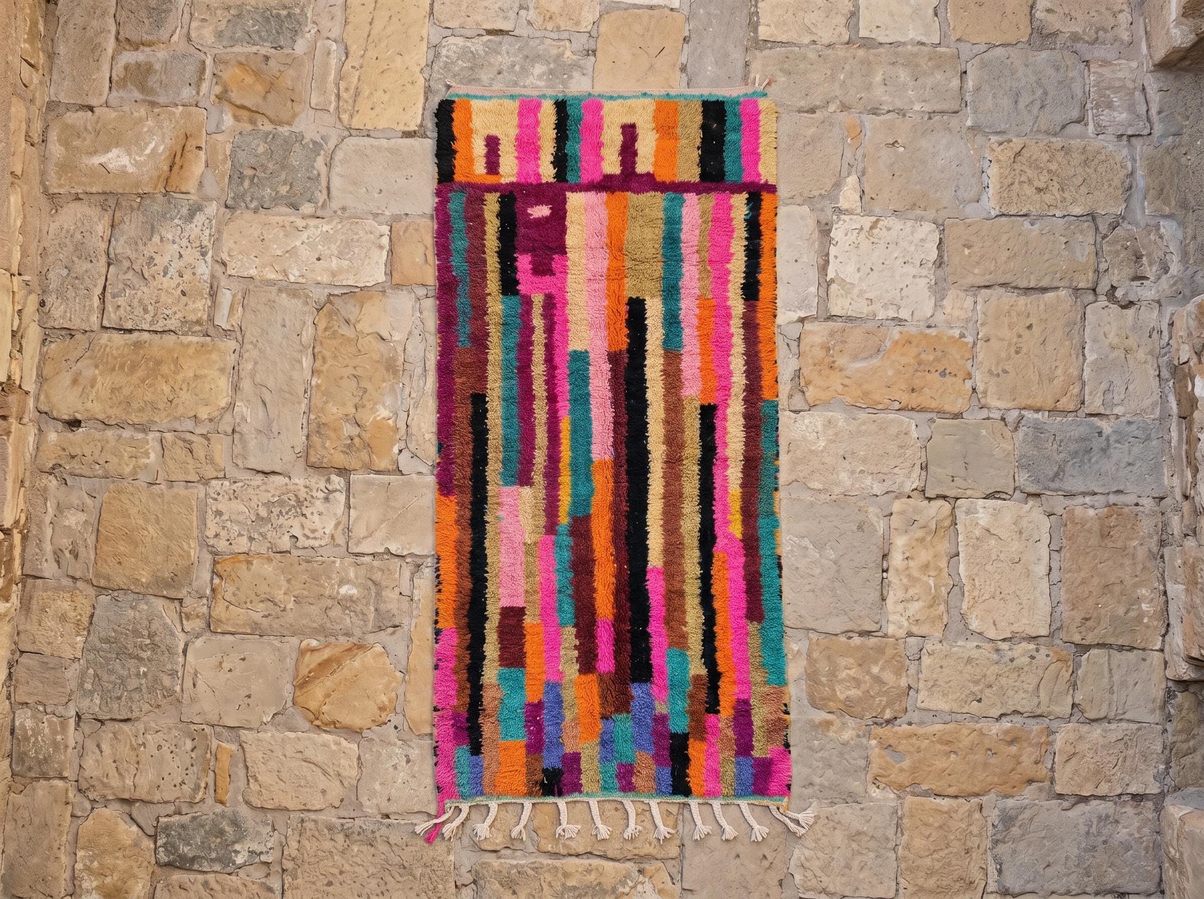 Berber Colorful Boujaad Rug