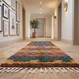 Berber Brown Runner Rug