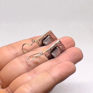 Tuareg Berber Sterling Silver Earrings: Dangle Handmade African Tribal Jewelry