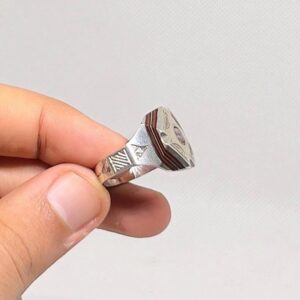 Tuareg Sterling Silver Ring: Berber Ethnic Tribal Jewelry