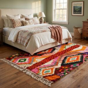 Berber Colorful Boujaad Rug