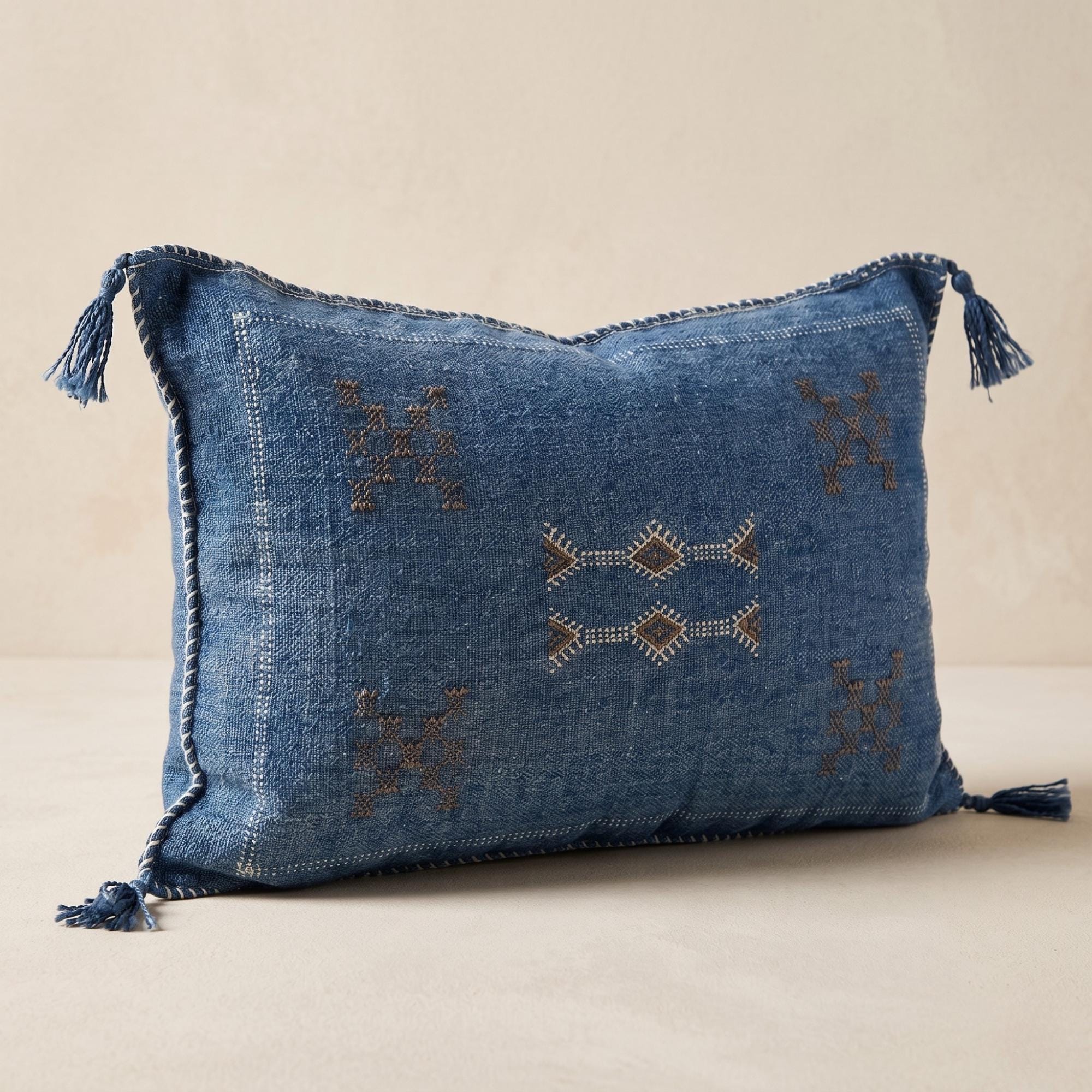 Amazigh Cactus Silk Pillow