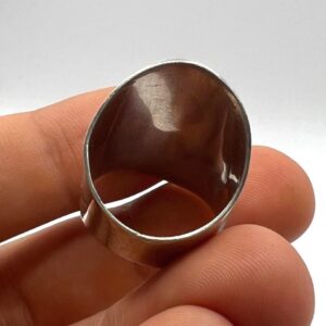 Sterling Silver Berber Amazigh Yaz Ring: Tribal Tuareg Boho Jewelry (Size 10 US)