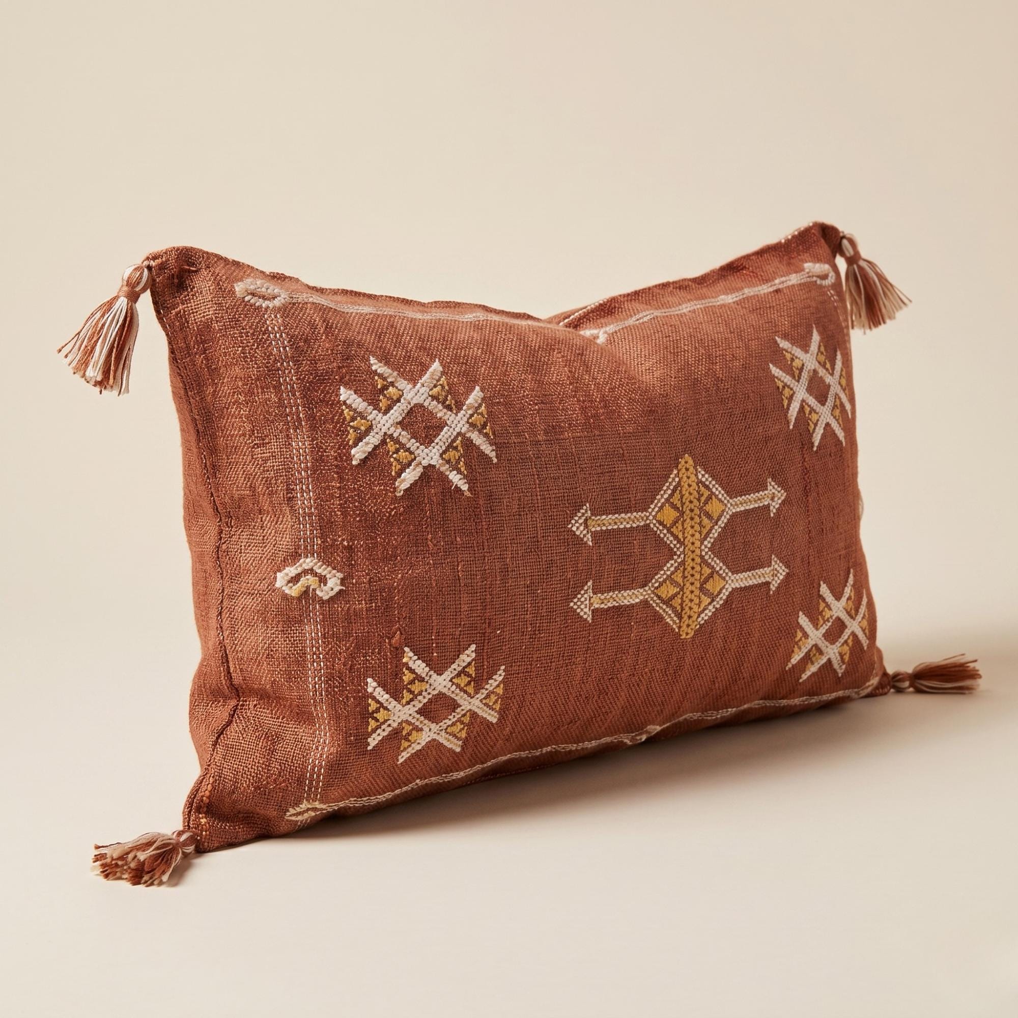 Amazigh Cactus Silk Pillow