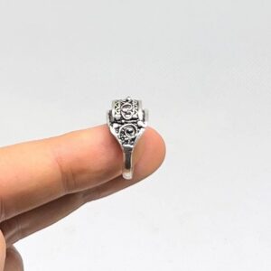 Handmade Berber Ring: Tribal Silver Boho Jewelry