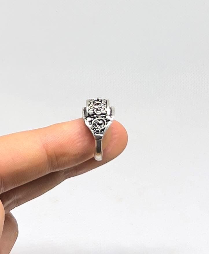 Handmade Berber Ring: Tribal Silver Boho Jewelry