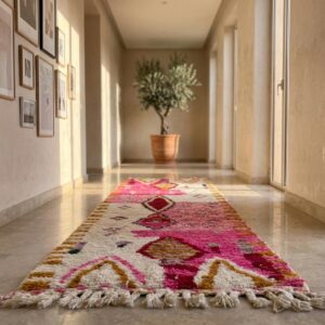 Amazigh Pink Runner Rug