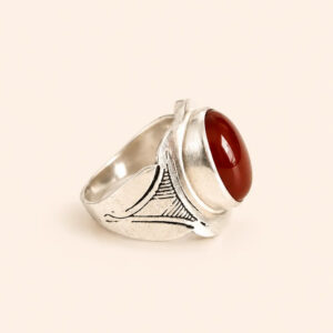 Berber Silver Geometric Ring – Symbolic Berber Finger Jewelry