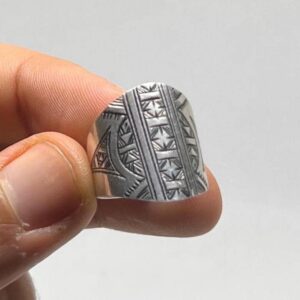 Berber Sterling Silver Ring: Handmade Engraved Tribal Jewelry, African Tuareg Ring