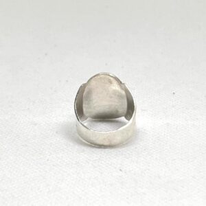 Tuareg Handmade Sterling Silver Carnelian Ring: Berber Tribal Jewelry, Size 7 US