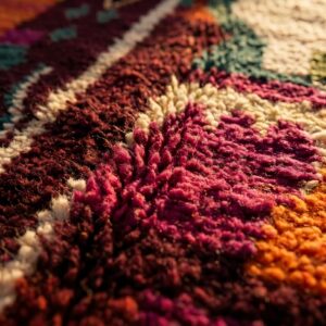 Boujaad Rug Colorful Berber Wool Carpet