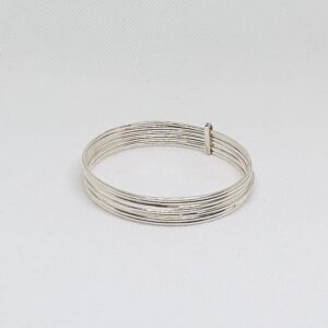 Handmade Berber Silver Cuff Bracelet: Tribal Boho Jewelry