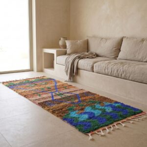 Berber Brown Runner Rug