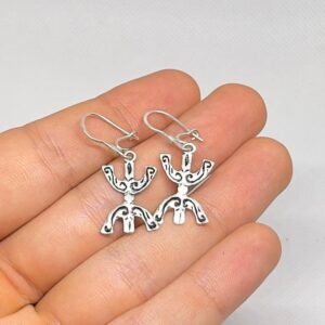 Kabyle Tuareg Sterling Silver Amazigh Yaz Earrings: Berber Jewelry