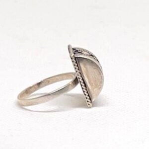 Handmade Berber Sterling Silver Ring: Kabyle Tuareg Boho Jewelry