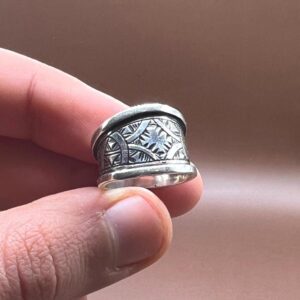 Bague Touareg en Argent Ethnique Amazigh