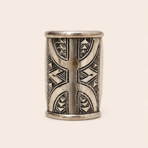 Amazigh Silver Heritage Piece – Moroccan Piece with Warm Texture