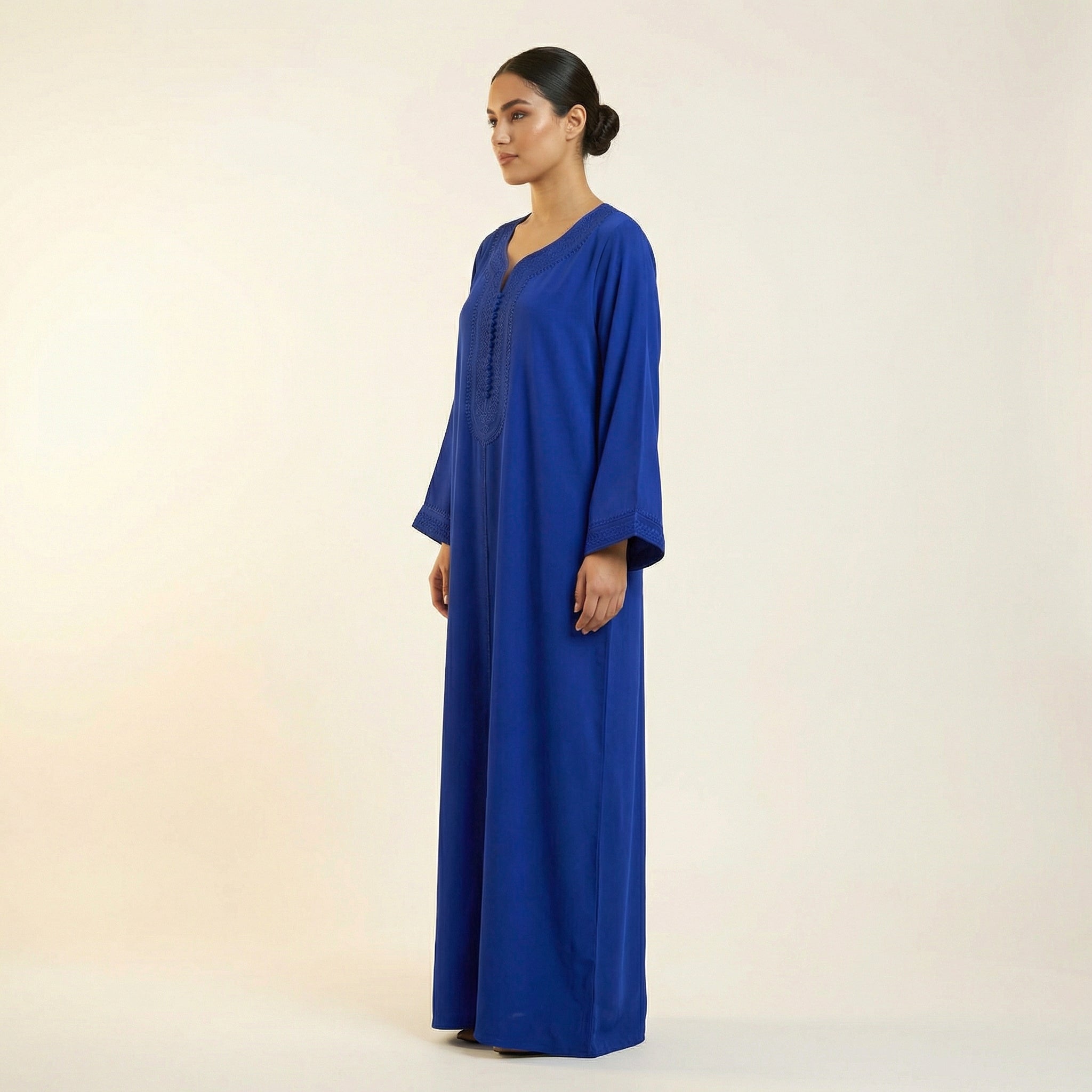 Gandoura Dress - Flowing Homewear Style